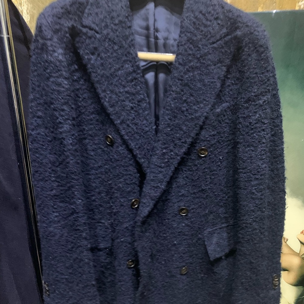 Suitsupply Men’s Double Breasted Overcoat